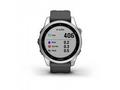 Garmin fenix 7s Glass, Silver, Graphite Silicone B