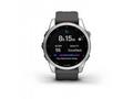 Garmin fenix 7s Glass, Silver, Graphite Silicone B