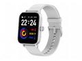 CARNEO Versa HR+, Silver, Sport Band, White