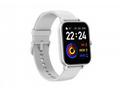 CARNEO Versa HR+, Silver, Sport Band, White