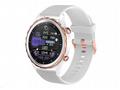 CARNEO Queen HR+, 44mm, Rose Gold, Sport Band, Whi
