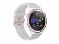 CARNEO Queen HR+, 44mm, Rose Gold, Sport Band, Whi