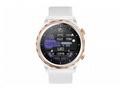 CARNEO Queen HR+, 44mm, Rose Gold, Sport Band, Whi