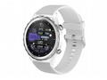 CARNEO Queen HR+, 44mm, Silver, Sport Band, White