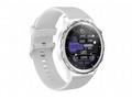 CARNEO Queen HR+, 44mm, Silver, Sport Band, White