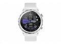 CARNEO Queen HR+, 44mm, Silver, Sport Band, White