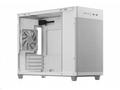 ASUS PRIME AP201, Micro ATX, Transpar., Bílá