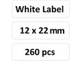 Niimbot štítky RP 12x22mm 260ks White pro D11 a D1