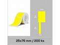 Niimbot štítky na kabely T 25x76mm 200ks Žluté pro