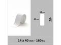 Niimbot štítky RP 14x40mm 160ks Bílé pro D11, D11-