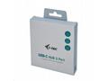 i-tec USB-C Metal 3-portovy HUB s Gigabit Ethernet