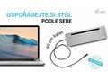 i-tec USB-C Metal Ergonomic 4K 3x Display Docking 