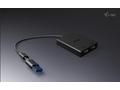 i-tec USB-A, USB-C Dual 4K HDMI video adaptér