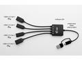 i-tec USB-C, USB-A Cable HUB 4 port (2x USB-C, 2x 
