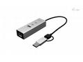 i-tec USB-C, USB-A Metal HUB 3 (2x USB-C, 1x USB-A