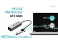 i-tec USB-C, USB-A Metal HUB 3 (2x USB-C, 1x USB-A