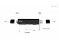 i-tec USB-C, USB-A Dongle SD, TF and 2x USB (1x US