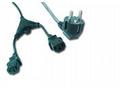GEMBIRD Power 220V - napájecí kabel k PC s rozdvoj