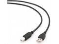 GEMBIRD Kabel USB A-B 1,8m 2.0 HQ Black, zlacené k