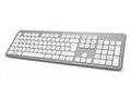 Hama bezdrátová klávesnice KW-700, stříbrná, bílá
