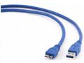 Kabel USB A-B micro 1,8m 3.0, modrý