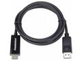 PremiumCord DisplayPort na HDMI kabel 3m M, M