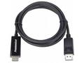 PremiumCord DisplayPort na HDMI kabel 5m M, M