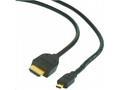 Kabel HDMI-HDMI micro 1,8m, 1.3, M, M stíněný,zl.,