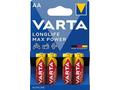 Varta LR6, 4BP MAX POWER (MAX TECH) (Blistr 4ks)