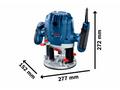 BOSCH GOF 130, horní frézka, 1.300 W, 11.000 – 28.