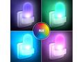 Solight noční LED RGB světélko se světelným sensor