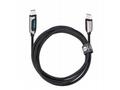 Solight USB-C kabel s displejem, USB-C konektor - 