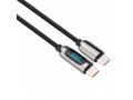 Solight USB-C kabel s displejem, USB-C konektor - 