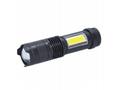 Solight LED nabíjecí kapesní svítilna se zoomem, 1