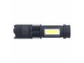 Solight LED nabíjecí kapesní svítilna se zoomem, 1