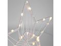 Solight LED vánoční hvězda stolní, pletená, 35x LE