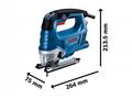 Bosch GST 750 kmitací pilka, 520 W, hloubka řezu v