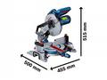 Bosch GCM 216 kapovací a pokosová pila