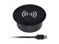 Solight bezdrátová vestavná nabíječka 15W, černá