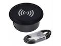 Solight bezdrátová vestavná nabíječka 15W, černá