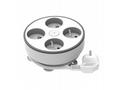 Solight 4z prodlužovací přívod, 2m, 3 x 1mm2, bílý
