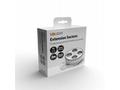 Solight 4z prodlužovací přívod, 2m, 3 x 1mm2, bílý