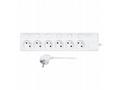 Solight 6z prodlužovací přívod, 3m, 3 x 1mm2, bílý