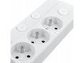 Solight 6z prodlužovací přívod, 3m, 3 x 1mm2, bílý