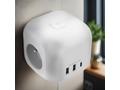 Solight rozbočka kostka, 3x 16A + USB A+C, bílá, v