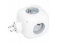 Solight rozbočka kostka, 3x 16A + USB A+C, bílá, v
