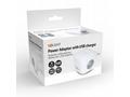 Solight rozbočka kostka, 3x 16A + USB A+C, bílá, v