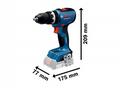 Bosch GSB 18V-65 akumulátorový příklepový vrtací š