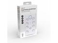 Solight přepěťová ochrana, 8z, USB A+C, 2m, bílá