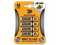 JCB SUPER alkalická baterie LR06, blistr 4 ks